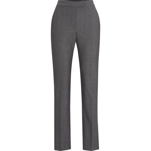 Pantalon Slim Fit en galuchat italien de laine vierge - Boss - Modalova