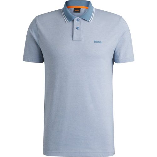 Polo Relaxed en piqué de coton Oxford - Boss - Modalova