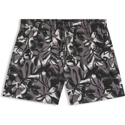Short de bain entièrement doublé à imprimé de la saison - Boss - Modalova