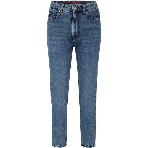 Jean mom Relaxed Fit en denim rigide - HUGO - Modalova