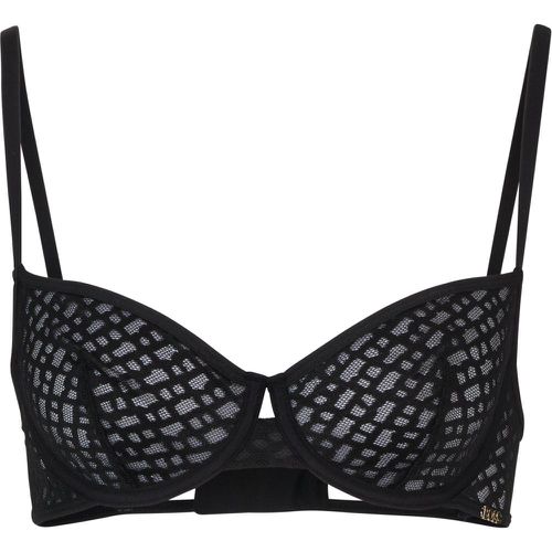 Soutien-gorge en dentelle monogrammée avec logo - Boss - Modalova