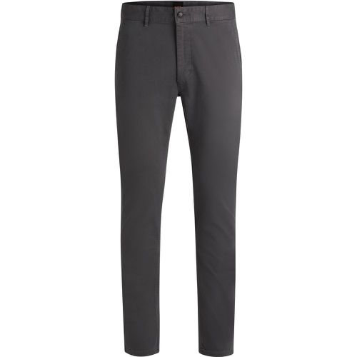 Chino Slim Fit en coton stretch satiné - Boss - Modalova