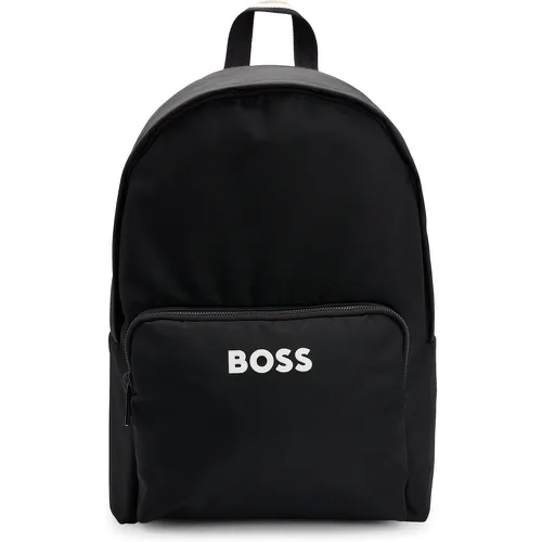 Sac à dos avec bandoulière ajustable et logo contrastant - Boss - Modalova