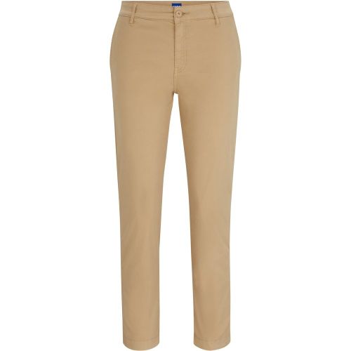 Chino court Casual Fit en coton stretch - HUGO - Modalova