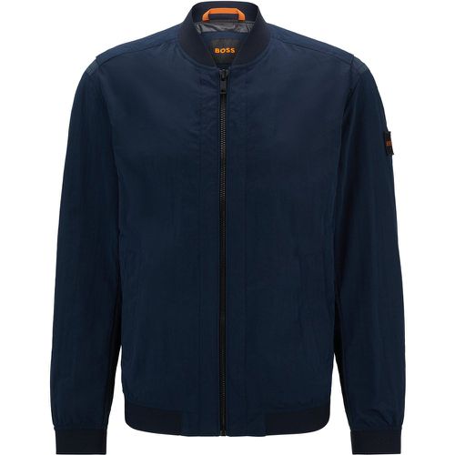 Veste déperlante en tissu froissé effet coton - Boss - Modalova