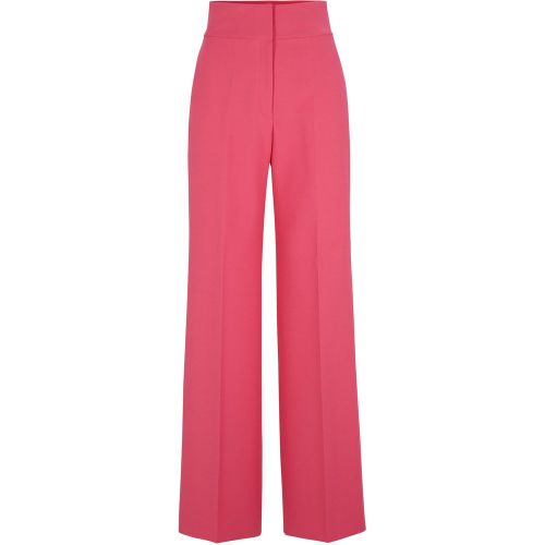 Pantalon Regular Fit évasé à taille haute - HUGO - Modalova