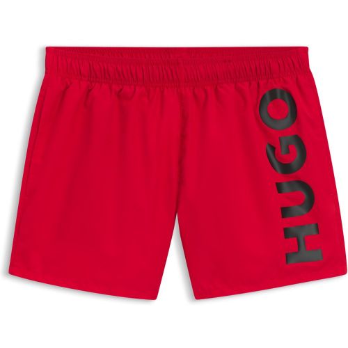 Short de bain à séchage rapide et logo imprimé vertical - HUGO - Modalova