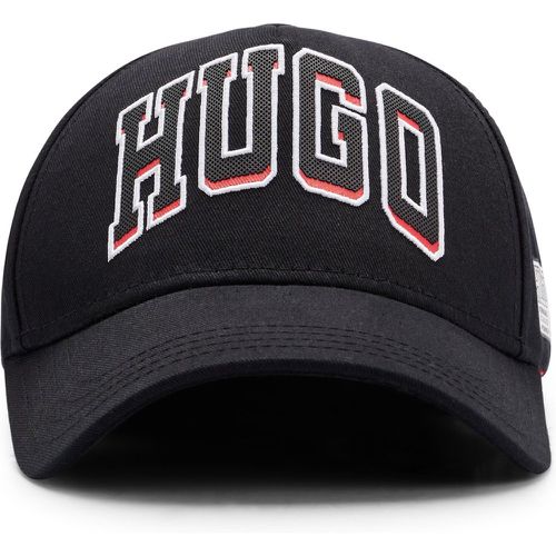 Casquette en twill de coton à logo brodé - HUGO - Modalova