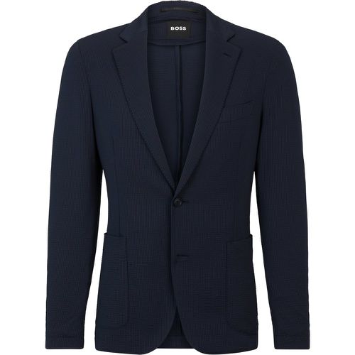 Veste Slim Fit en seersucker stretch performance - Boss - Modalova