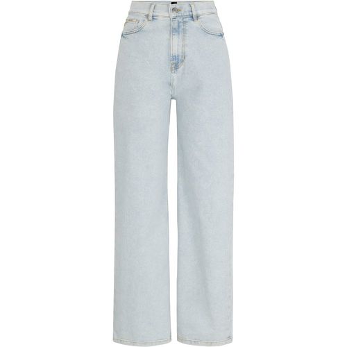 Jean large en denim stretch bleu - Boss - Modalova