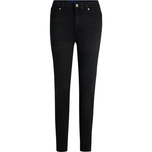 Jean Skinny en denim noir stretch - HUGO - Modalova