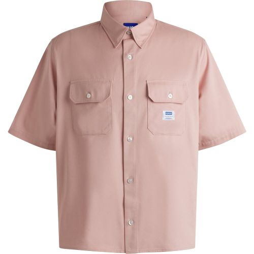 Chemise Oversize en twill de coton - HUGO - Modalova