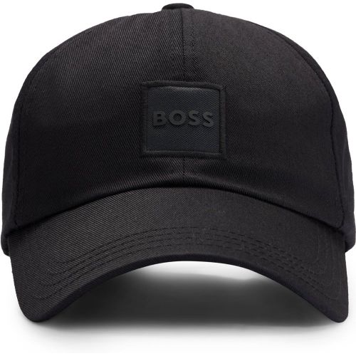 Casquette en twill de coton avec patch logo - Boss - Modalova