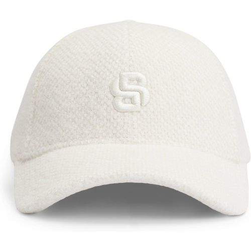 Casquette en jersey duveteux avec monogramme Double B - Boss - Modalova