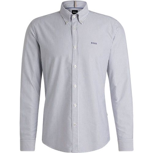 Chemise Slim en coton Oxford à rayures - Boss - Modalova