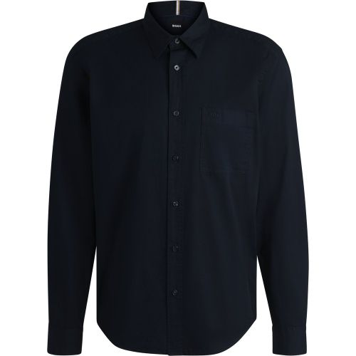 Chemise Regular en twill de coton lavé - Boss - Modalova