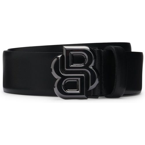 Ceinture en cuir italien avec boucle double B - Boss - Modalova