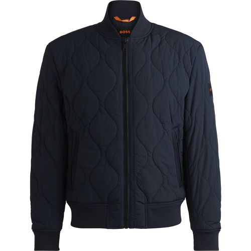 Veste déperlante à matelassage motif losange - Boss - Modalova