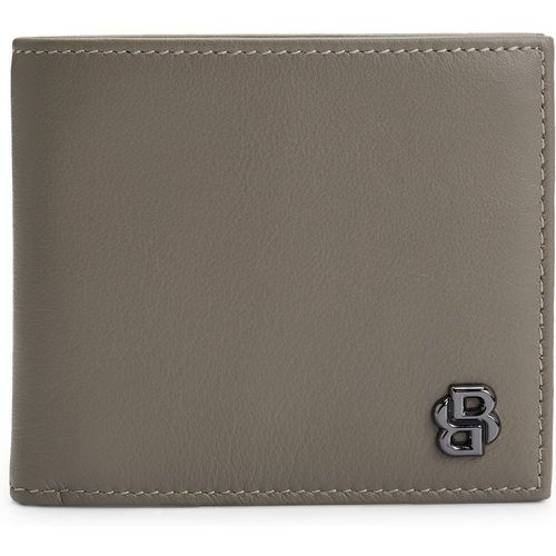 Porte-cartes en cuir avec monogramme Double B - Boss - Modalova