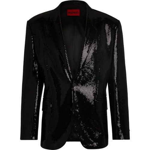 Veste moderne en tissu stretch à sequins - HUGO - Modalova