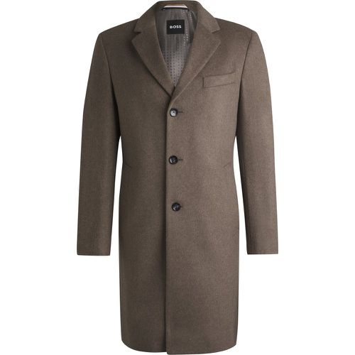 Manteau Slim en laine vierge et cachemire - Boss - Modalova