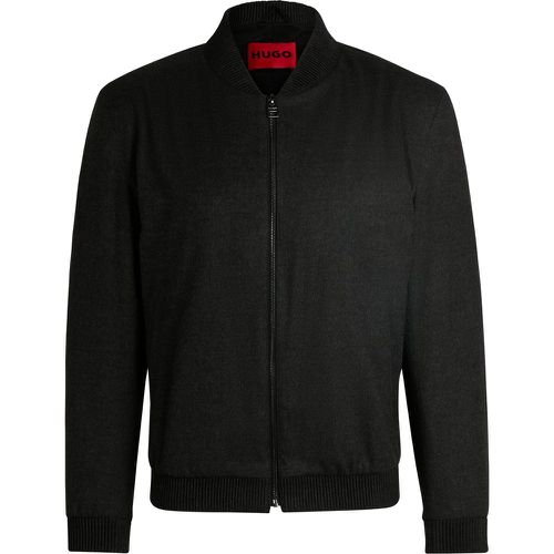 Veste Slim en flanelle très souple - HUGO - Modalova