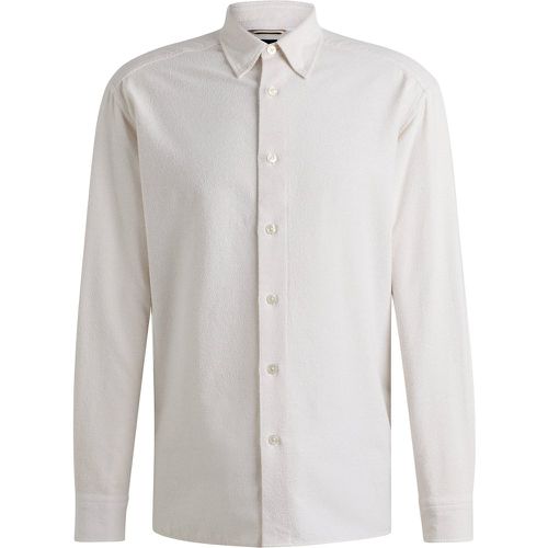 Chemise Relaxed en coton bouclette mélangé - Boss - Modalova