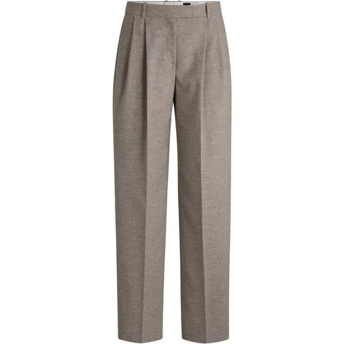 Pantalon à la coupe droite en tissu stretch - Boss - Modalova