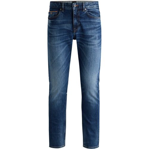 Delaware Jean Slim en denim selvedge stretch confortable - Boss - Modalova