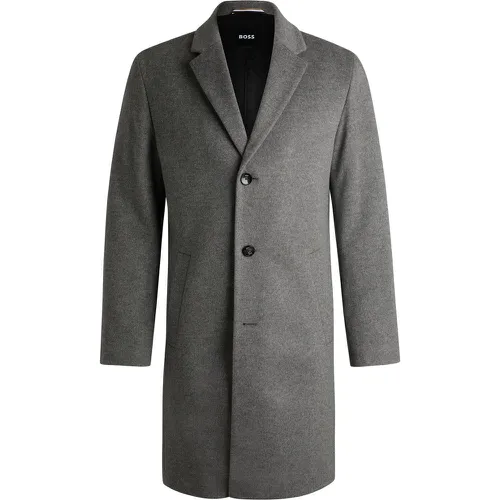 Manteau élégant en laine vierge mélangée - Boss - Modalova