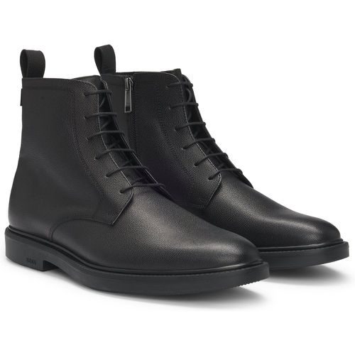 GORE-TEX Bottines mi-hautes en cuir imprimé avec semelle extérieure en gomme - Boss - Modalova