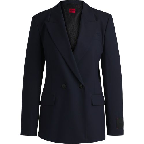 Veste croisée regular en tissu stretch - HUGO - Modalova