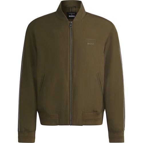 Veste en toile Porsche x  avec finitions à rayures - Boss - Modalova