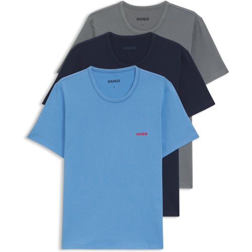 Lot de trois t-shirts en jersey de coton - HUGO - Modalova