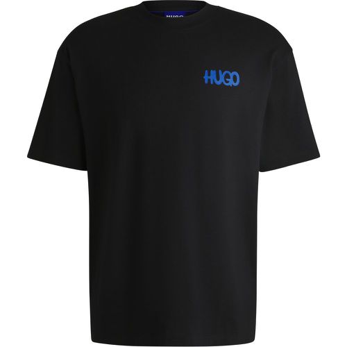 T-shirt en jersey de coton avec logo - HUGO - Modalova