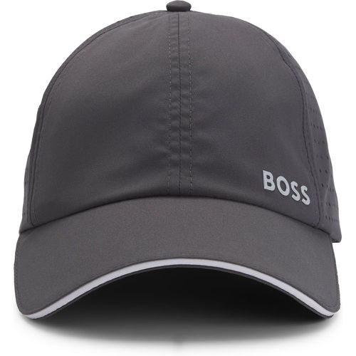 Casquette en taffetas à motif pois, découpé au laser - Boss - Modalova