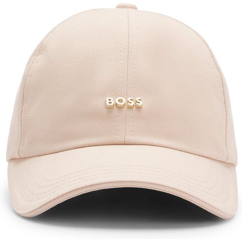 Casquette en twill de coton avec logo métallique - Boss - Modalova