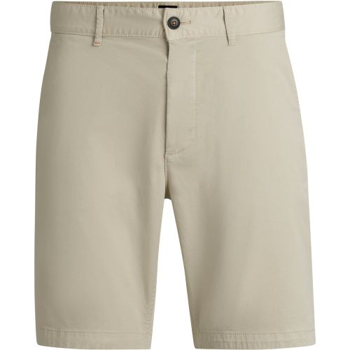 Short Slim en twill de coton stretch - Boss - Modalova