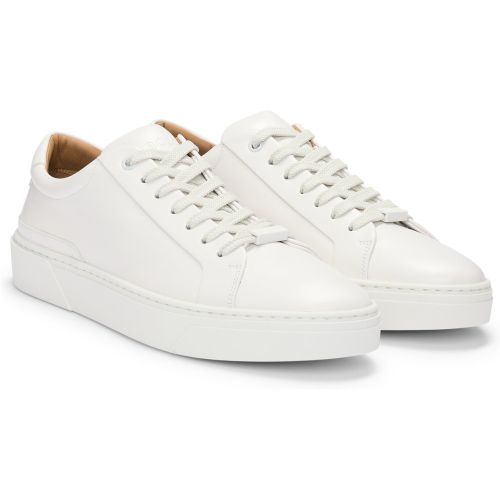 Baskets Gary avec tige en cuir - Boss - Modalova