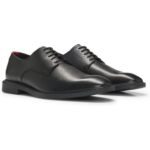 Chaussures derby en cuir grainé - HUGO - Modalova