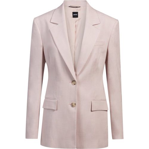 Veste de tailleur en tissu stretch chiné - Boss - Modalova