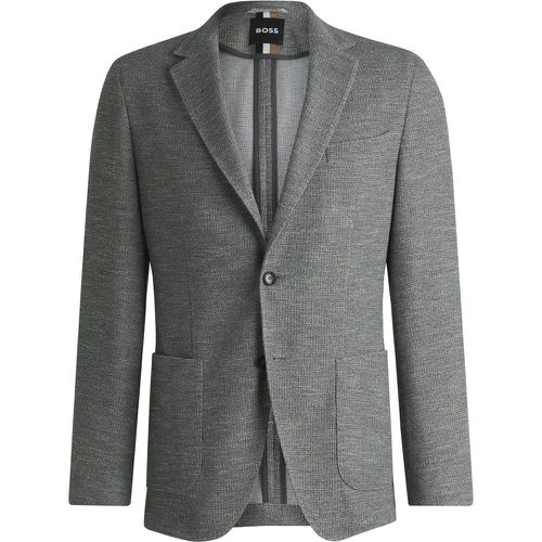 Veste Regular en tissu stretch à micro motif - Boss - Modalova