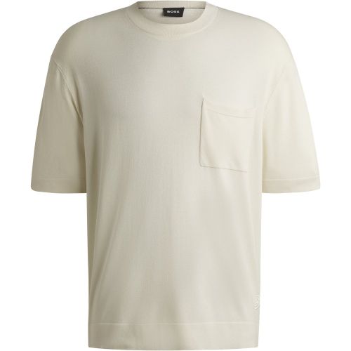 SELECTED BY SHOHEI OHTANI T-shirt Relaxed en tissu à teneur en soie offrant une sensation de fraîcheur - Boss - Modalova