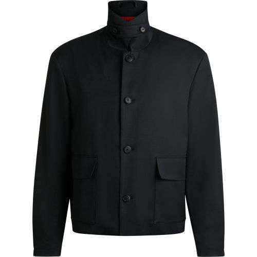 Veste FORWARD en twill de laine mélangée - HUGO - Modalova
