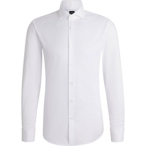 Chemise Slim en coton structuré - Boss - Modalova