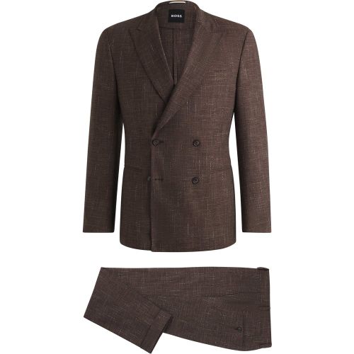 Costume deux pièces en tweed à motif - Boss - Modalova