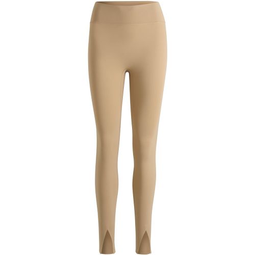 Legging actif en tissu interlock stretch avec fentes au bas des jambes - Boss - Modalova