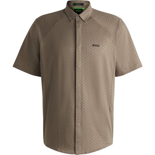 Chemise Regular en maille piquée de coton - Boss - Modalova