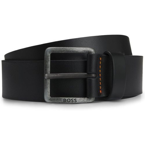 Ceinture en cuir avec boucle logotée - Boss - Modalova