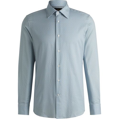 Chemise Slim en coton à motif - Boss - Modalova